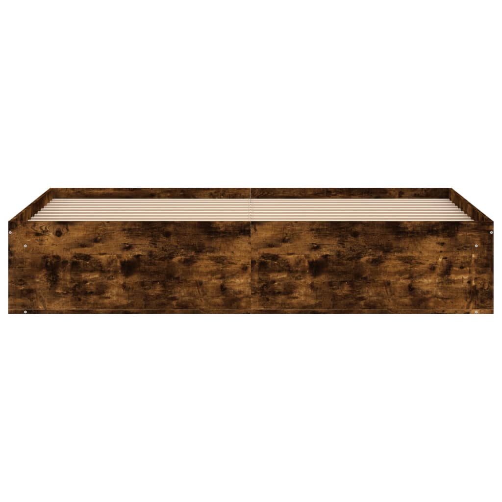 Sengeramme røkt eik 180x200 cm