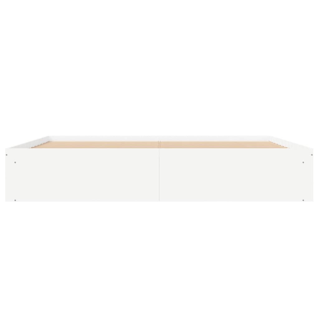 Sengeramme hvit 200x200 cm