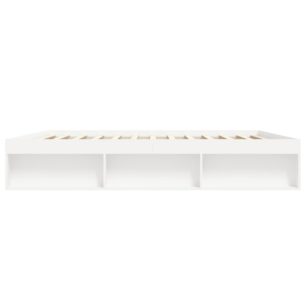 Sengeramme hvit 200x200 cm