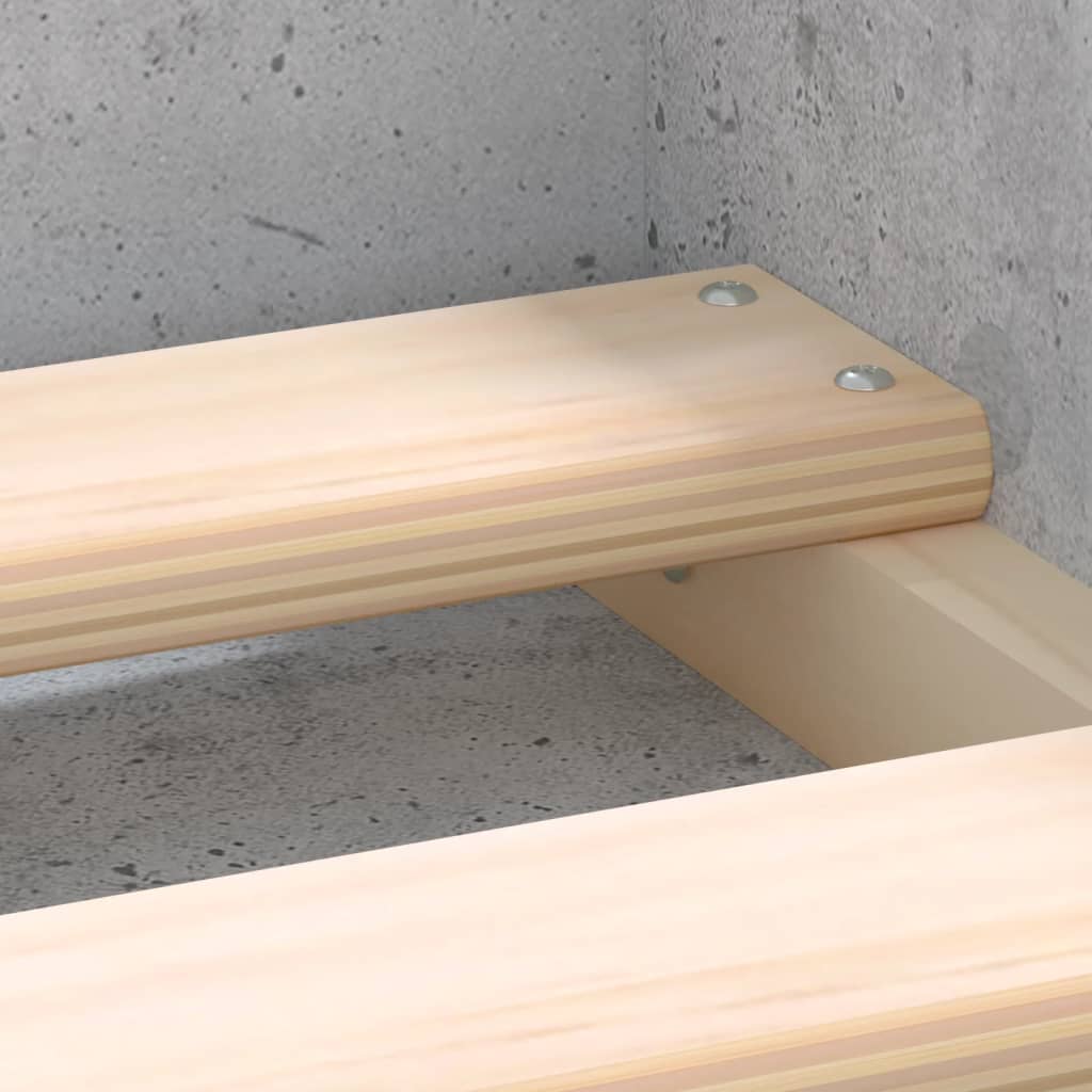 Sengeramme betonggrå 120x190 cm