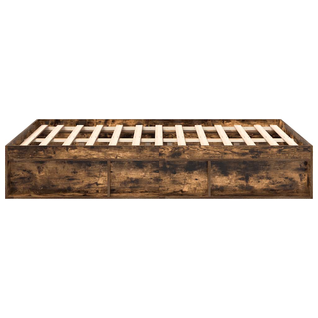 Sengeramme røkt eik 120x190 cm