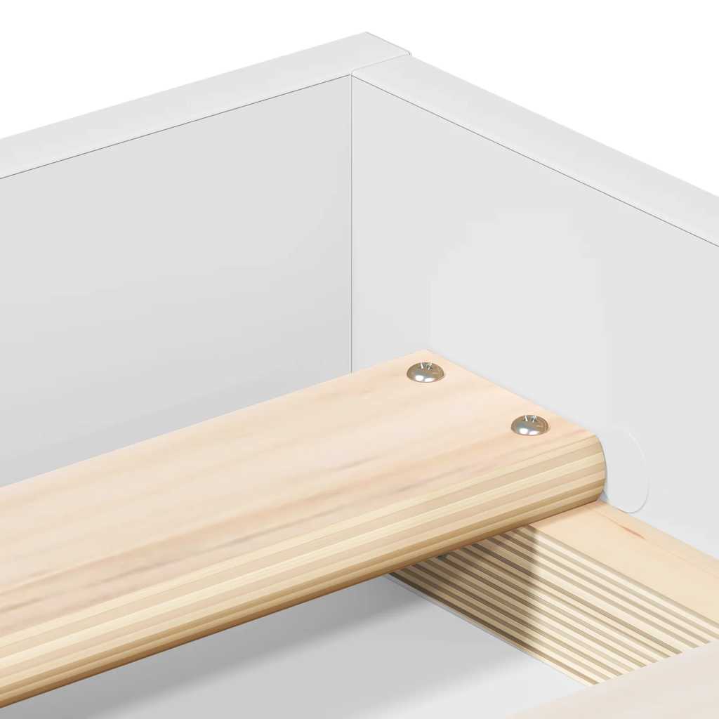 Sengeramme hvit 135x190 cm