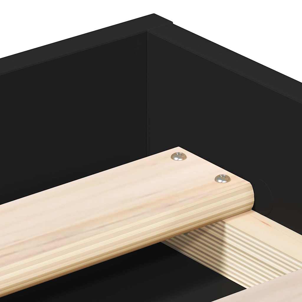 Sengeramme svart 135x190 cm