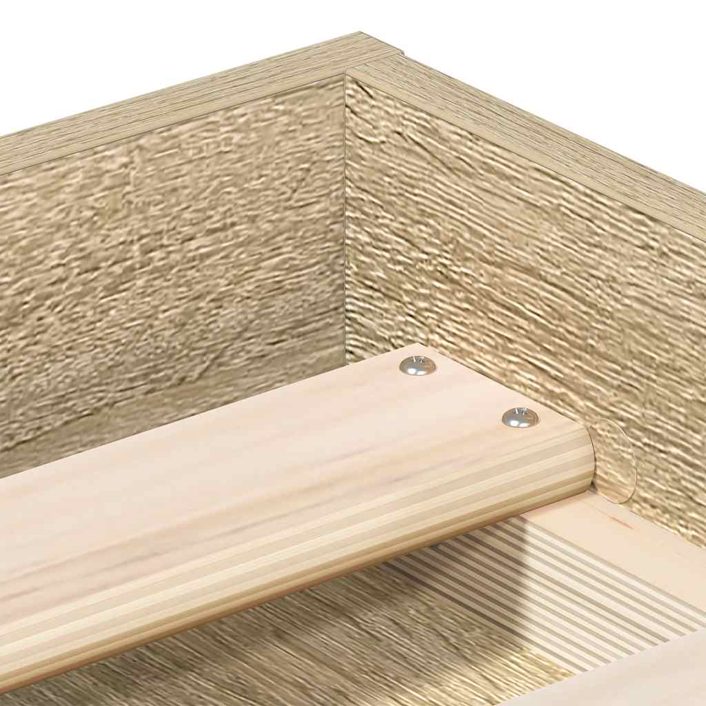 Sengeramme sonoma eik 135x190 cm