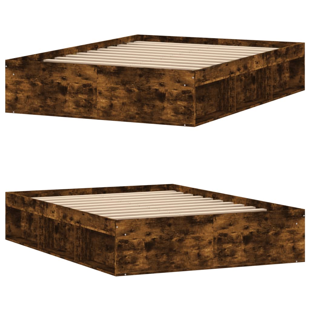 Sengeramme røkt eik 135x190 cm