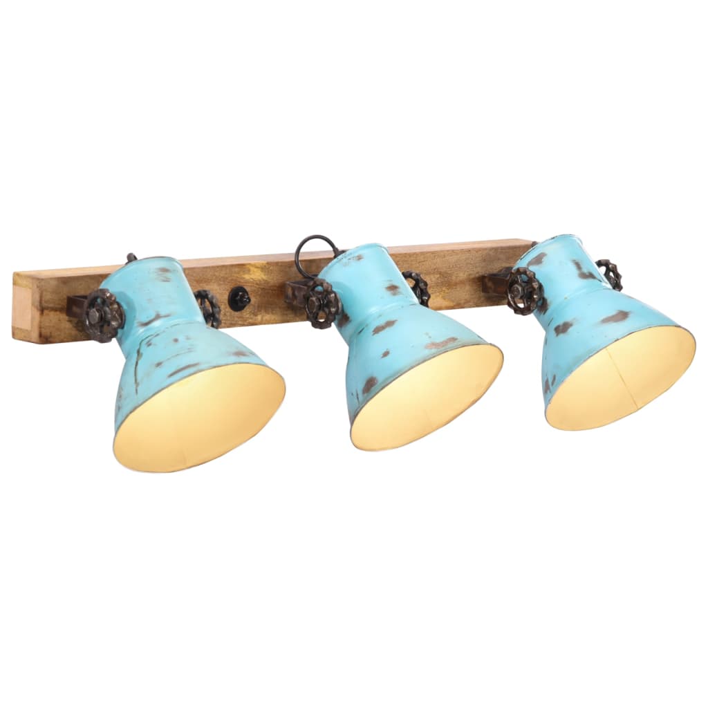 Vegglampe 25 W denimblå 65x25 cm E27