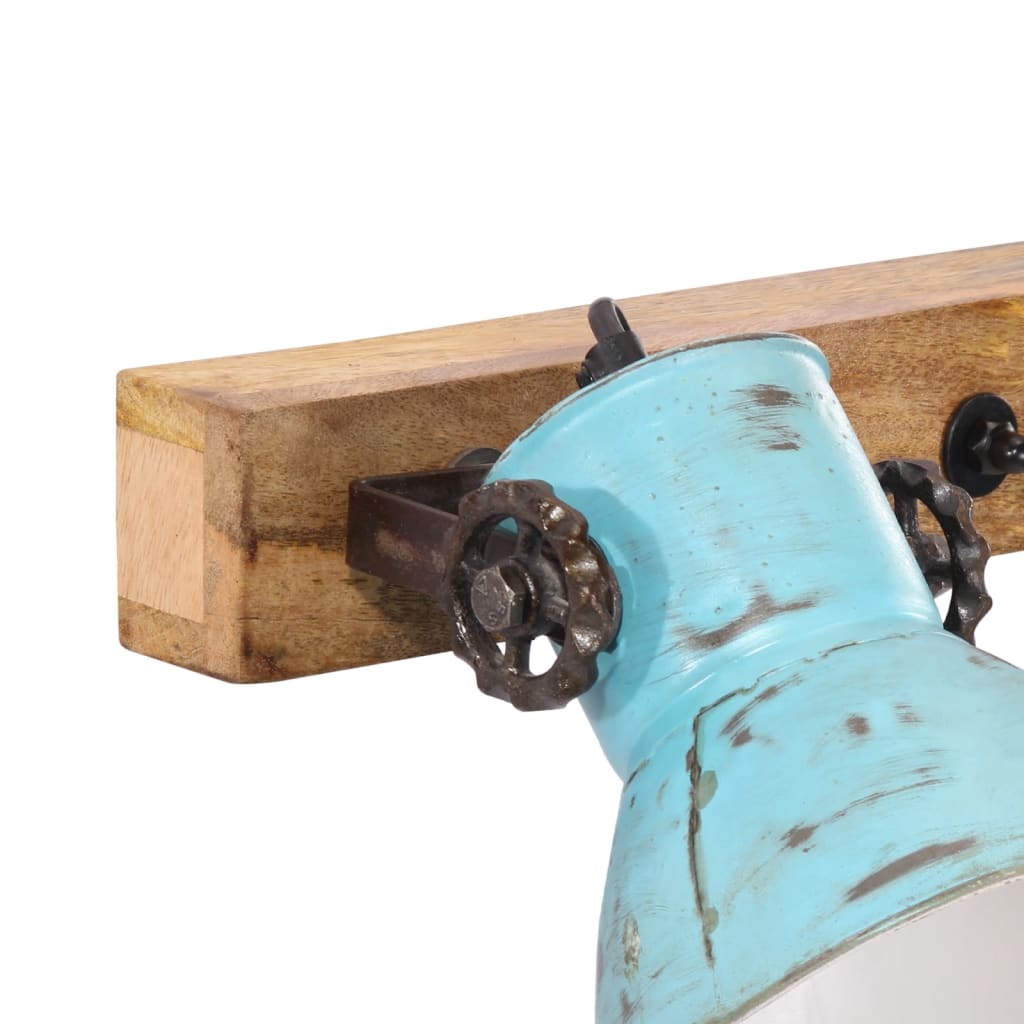 Vegglampe 25 W denimblå 65x25 cm E27
