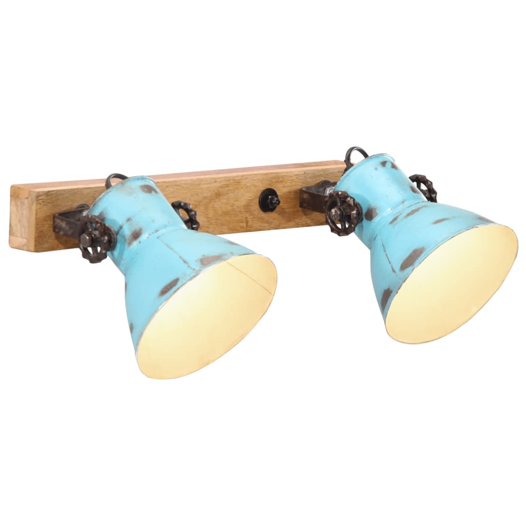 Vegglampe 25 W denimblå 45x25 cm E27