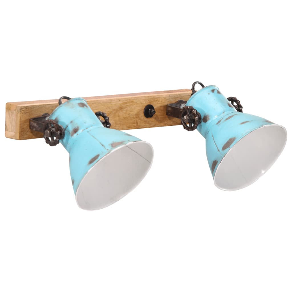 Vegglampe 25 W denimblå 45x25 cm E27