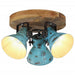 Taklampe 25 W denimblå 35x35x25 cm E27