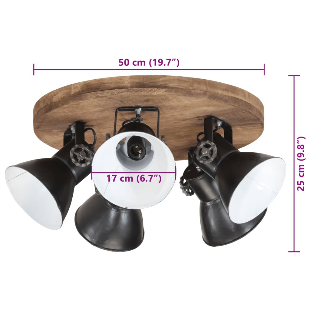Skrivebordslampe 25 W svart 50x50x25 cm E27