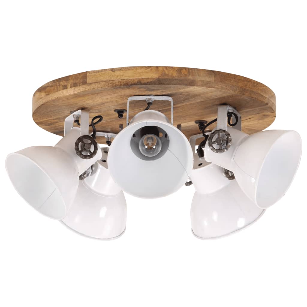 Skrivebordslampe 25 W hvit 50x50x25 cm E27