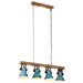 Taklampe 25 W denimblå 90x24x111 cm E27