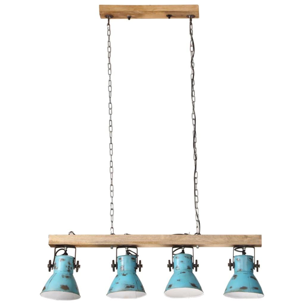 Taklampe 25 W denimblå 90x24x111 cm E27