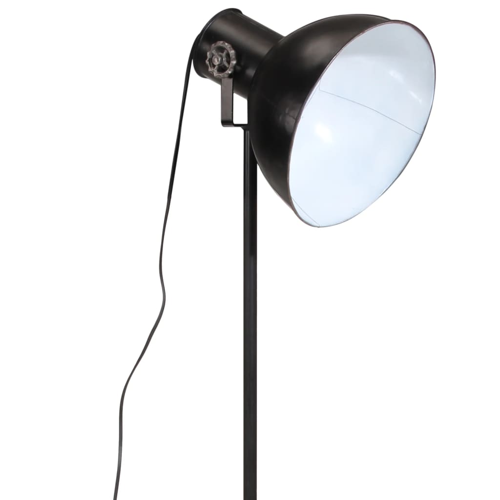 Gulvlampe 25 W svart 61x61x90/150 cm E27