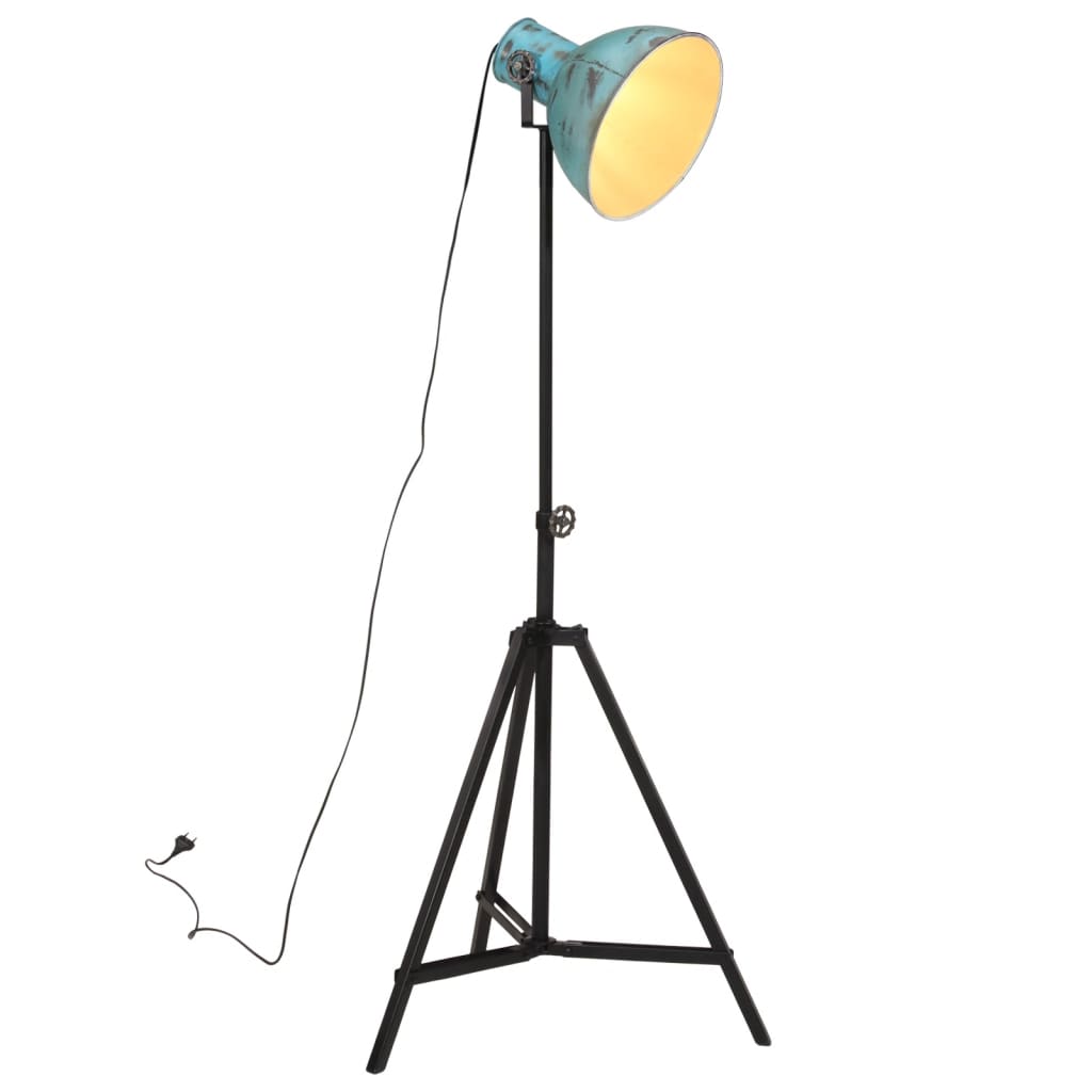 Gulvlampe 25 W denimblå 61x61x90/150 cm E27