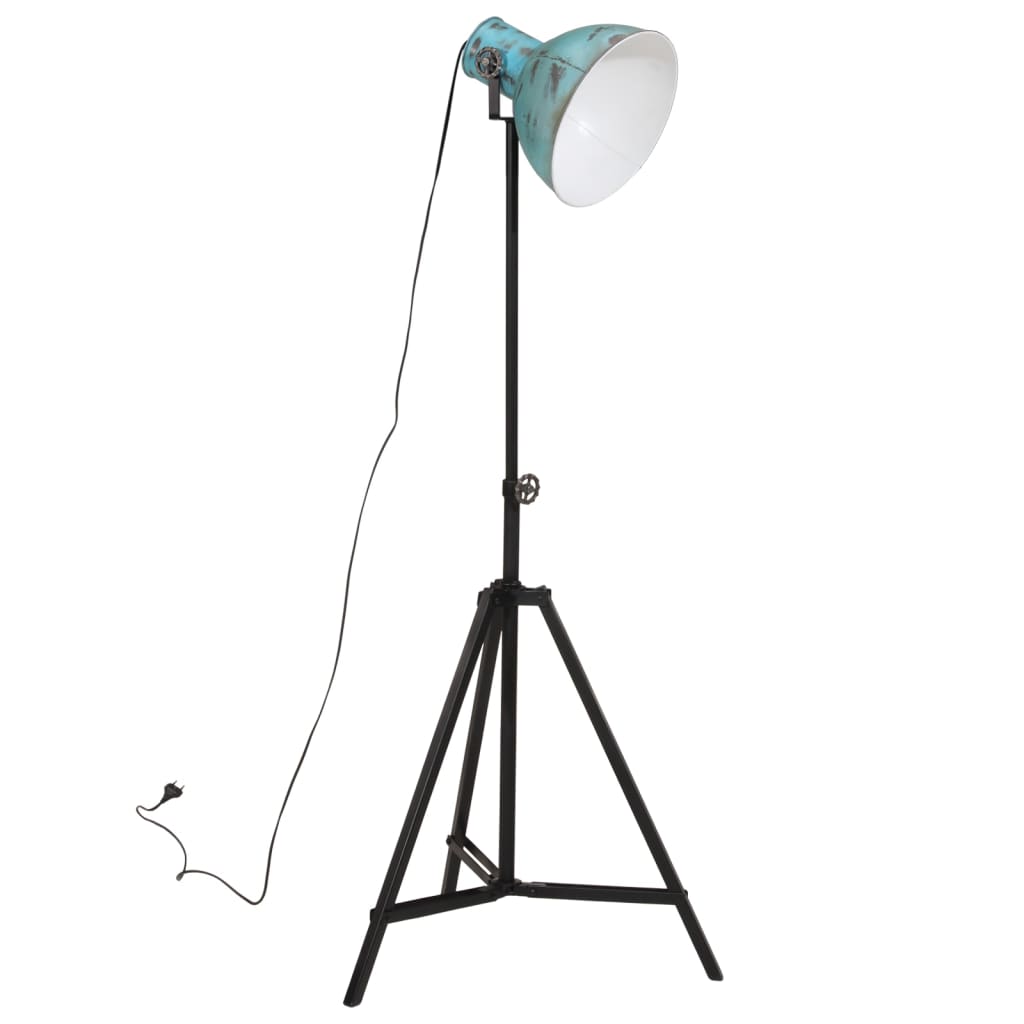 Gulvlampe 25 W denimblå 61x61x90/150 cm E27