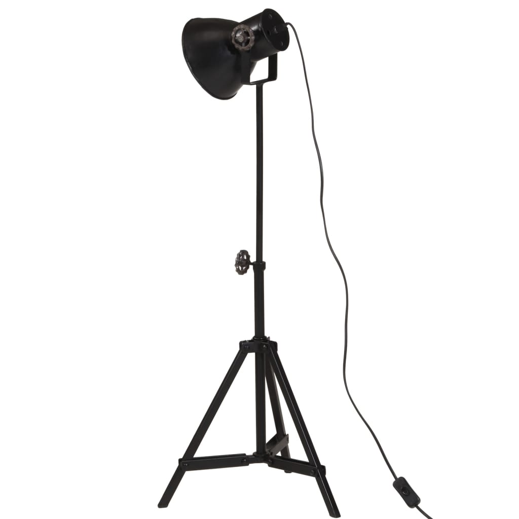Gulvlampe 25 W svart 35x35x65/95 cm E27 vidaXL