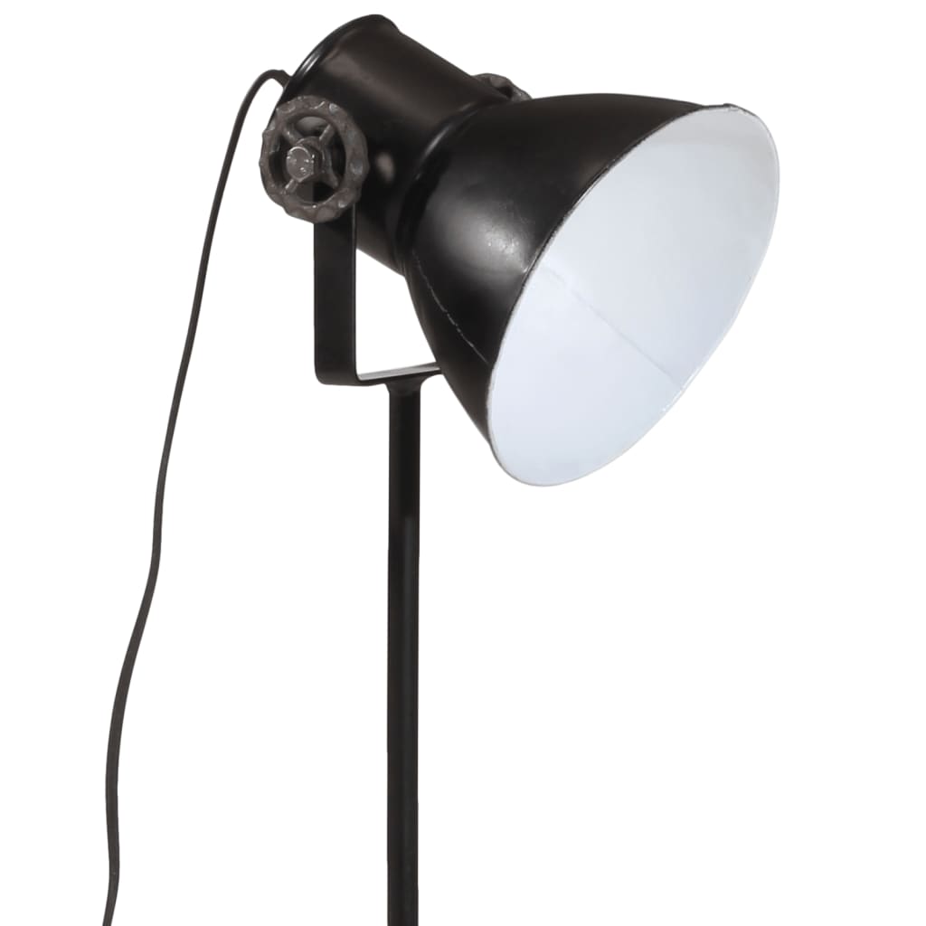 Gulvlampe 25 W svart 35x35x65/95 cm E27 vidaXL
