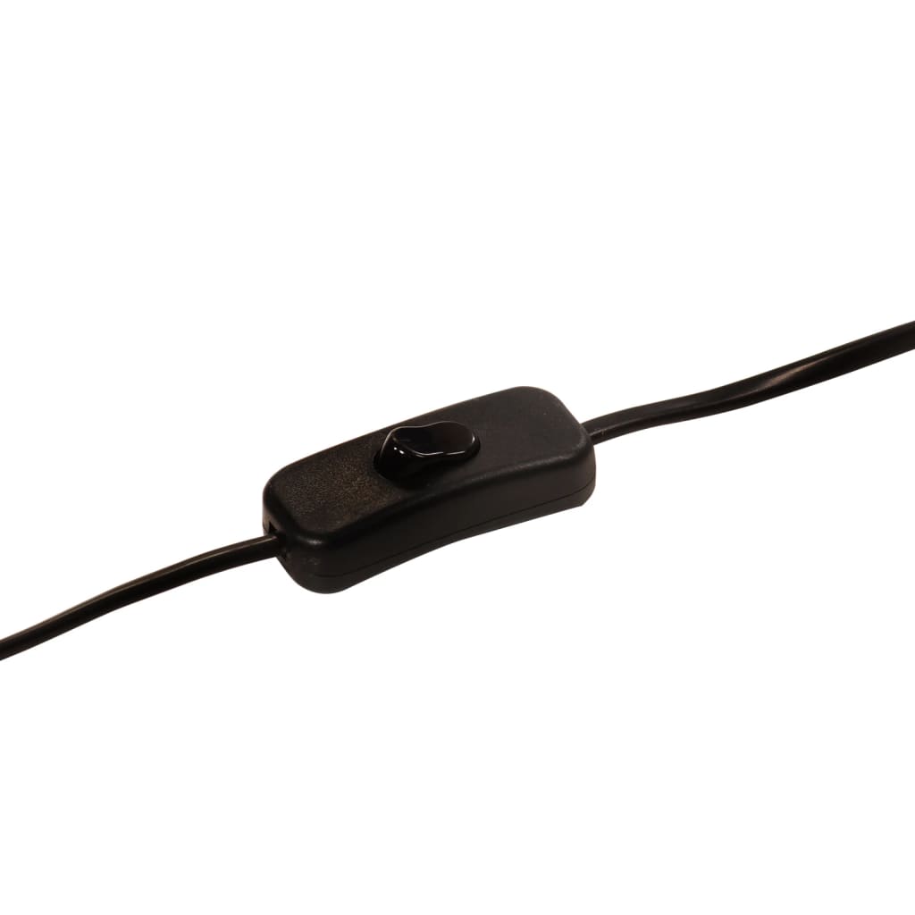 Gulvlampe 25 W svart 35x35x65/95 cm E27 vidaXL