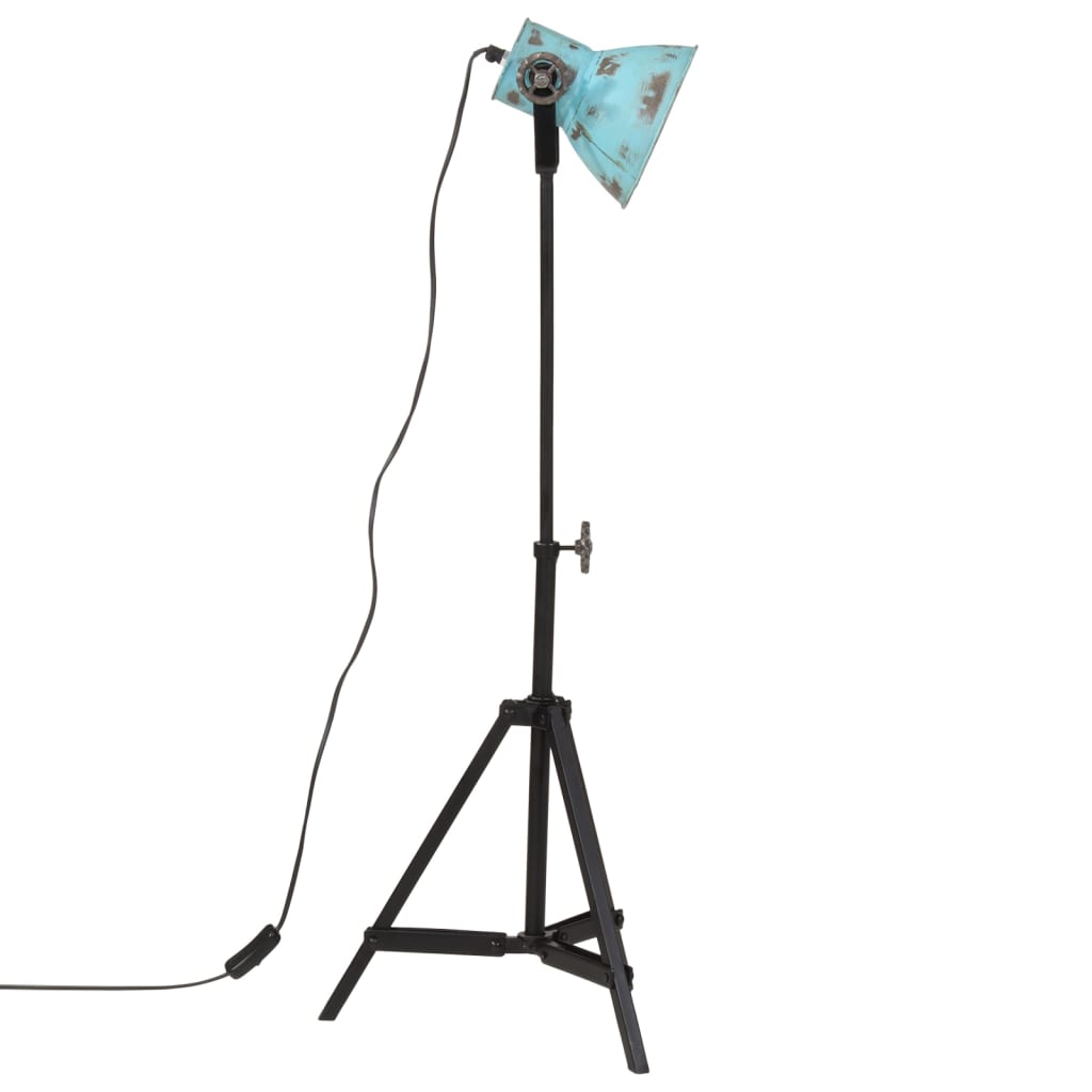 Gulvlampe 25 W denimblå 35x35x65/95 cm E27