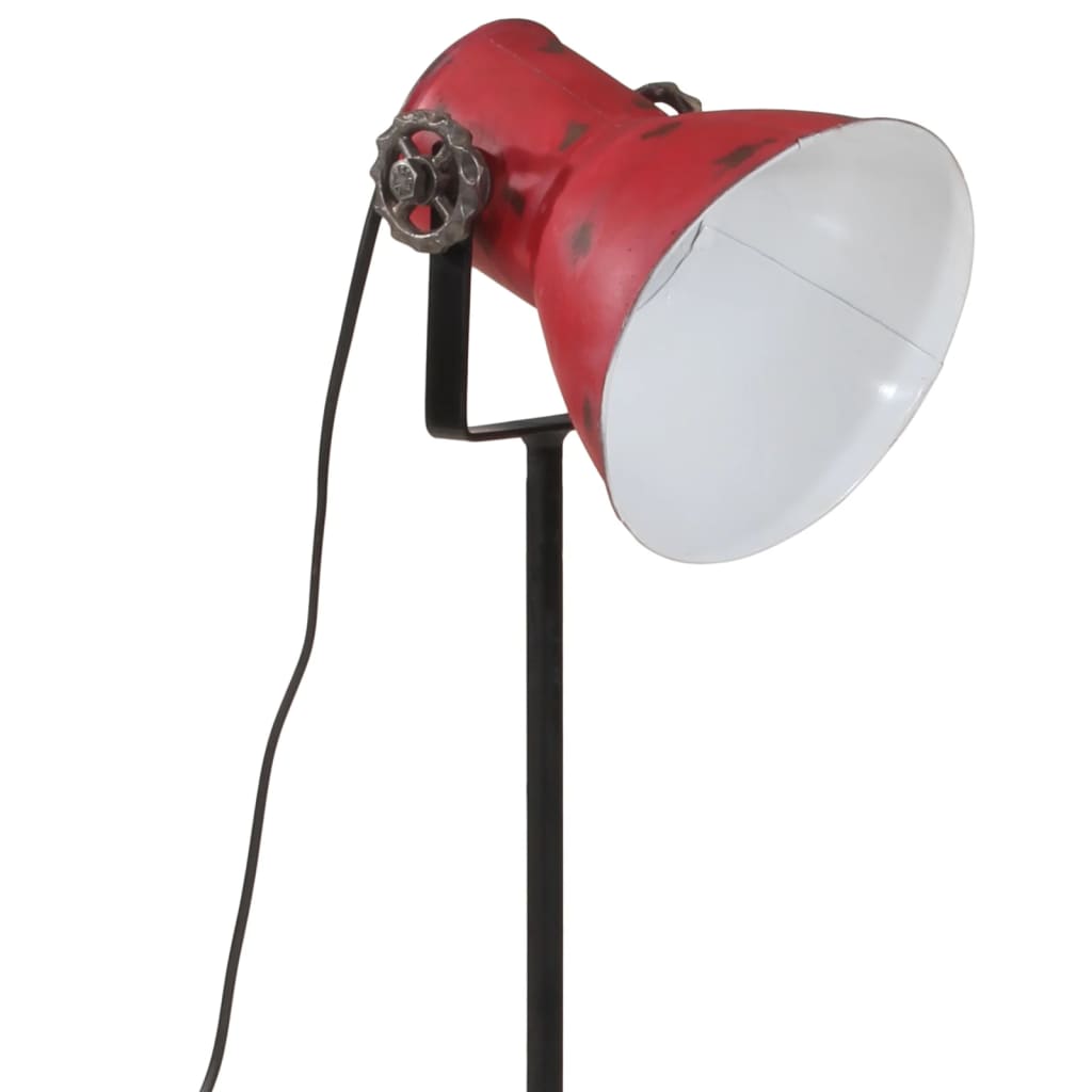 Gulvlampe 25 W mørkerød 35x35x65/95 cm E27
