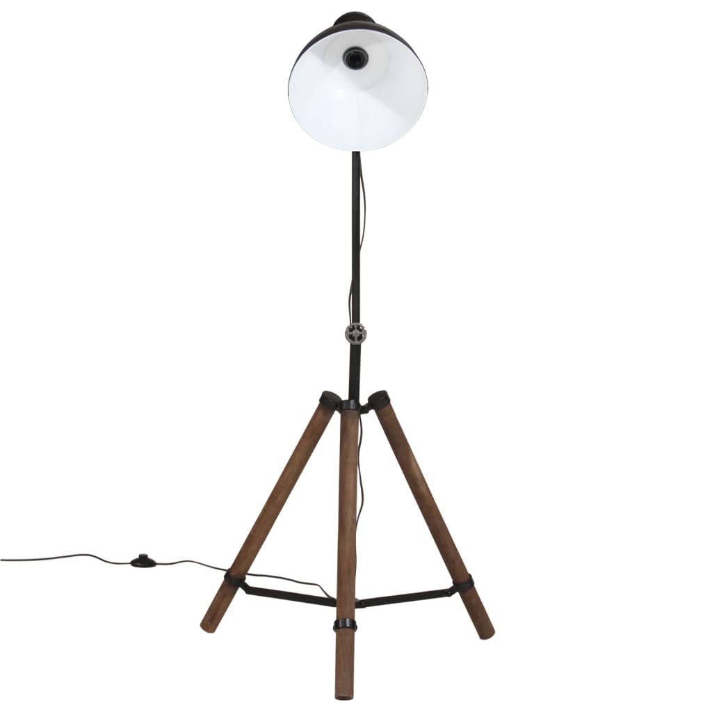 Gulvlampe 25 W svart 75x75x90-150 cm E27 vidaXL