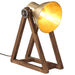 Skrivebordslampe 25 W antikk messing 30x17x40 cm E27