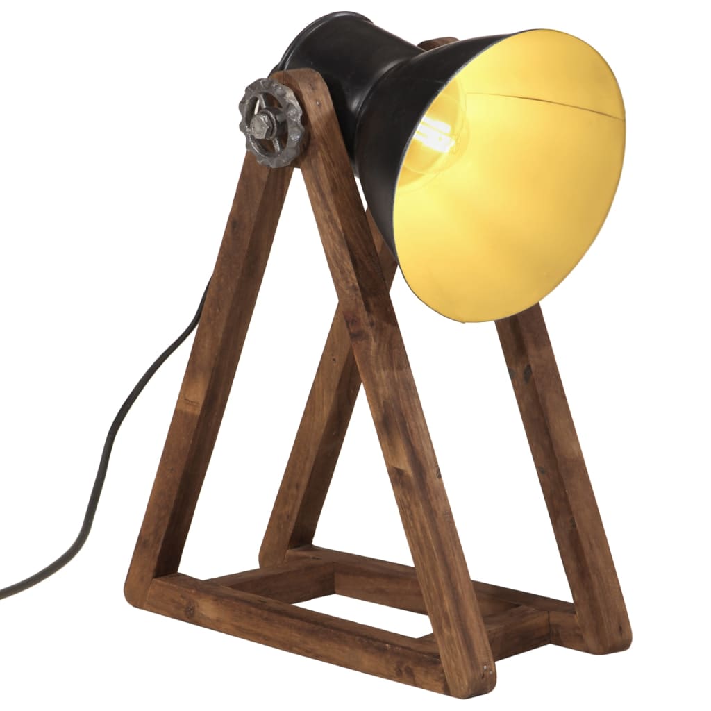 Skrivebordslampe 25 W svart 30x17x40 cm E27