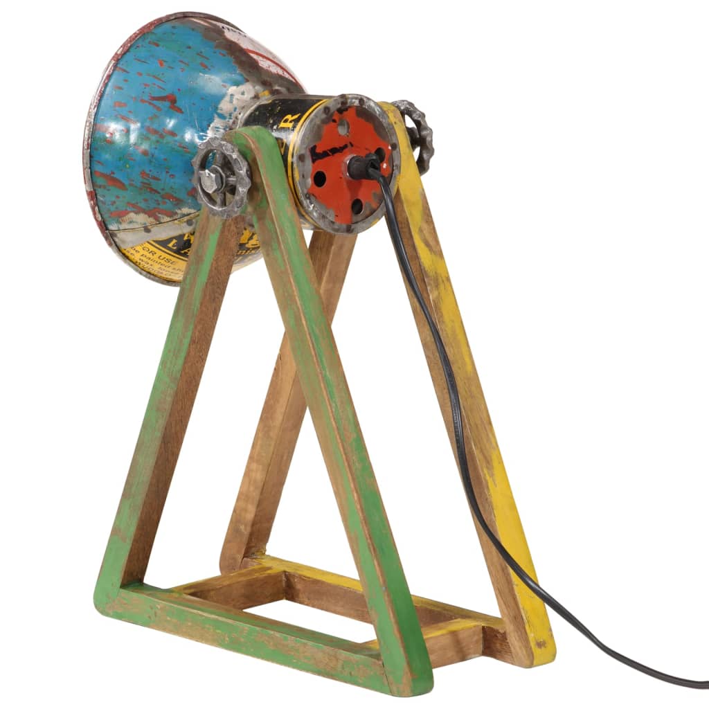 Skrivebordslampe 25 W flerfarget 30x17x40 cm E27