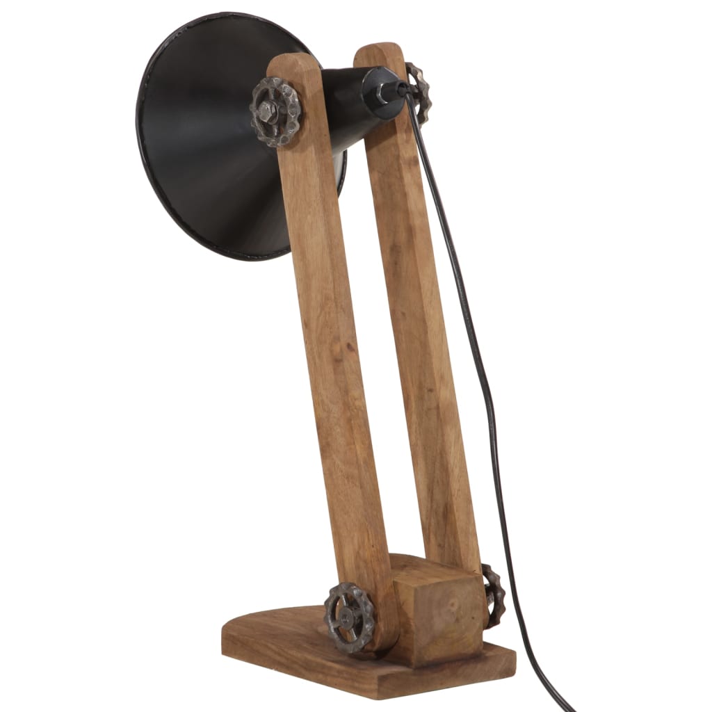 Skrivebordslampe 25 W svart 23x13x52 cm E27