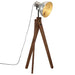 Gulvlampe 25 W vintage sølv 45x45x120 cm E27