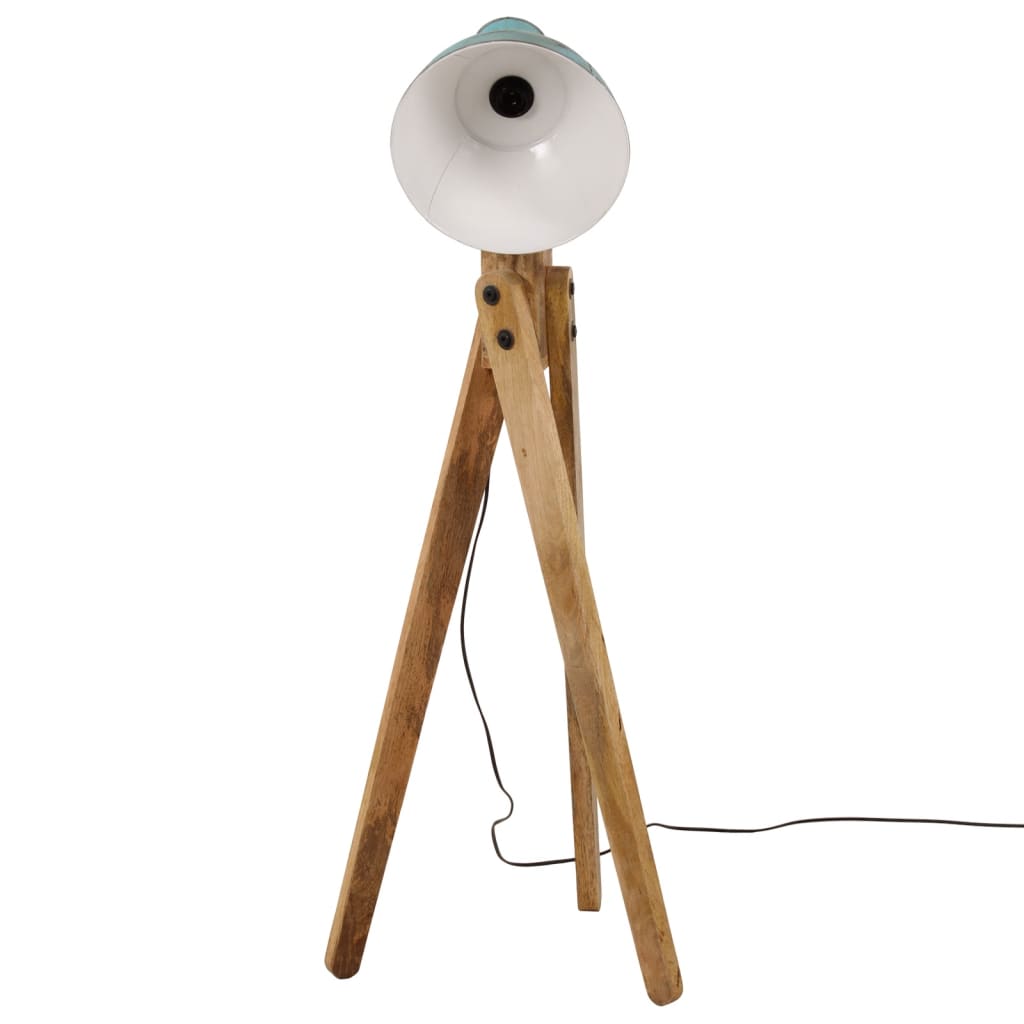 Gulvlampe 25 W denimblå 45x45x120 cm E27