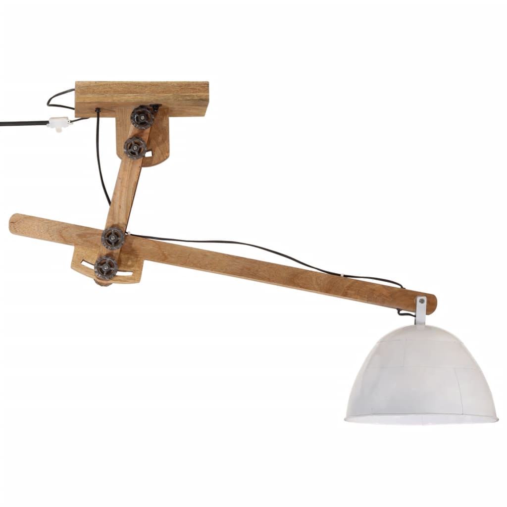 Taklampe 25 W hvit 105x30x65-108 cm E27