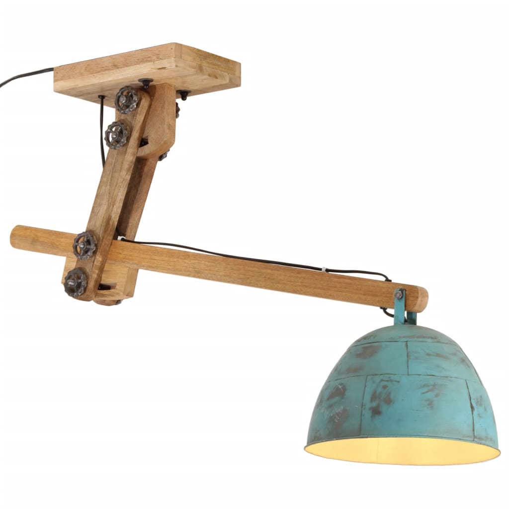 Taklampe 25 W denimblå 105x30x65-108 cm E27