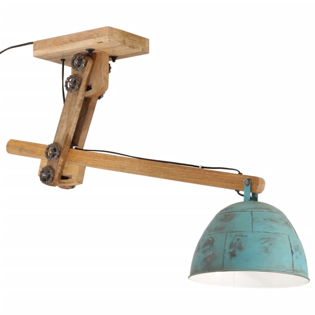 Taklampe 25 W denimblå 105x30x65-108 cm E27