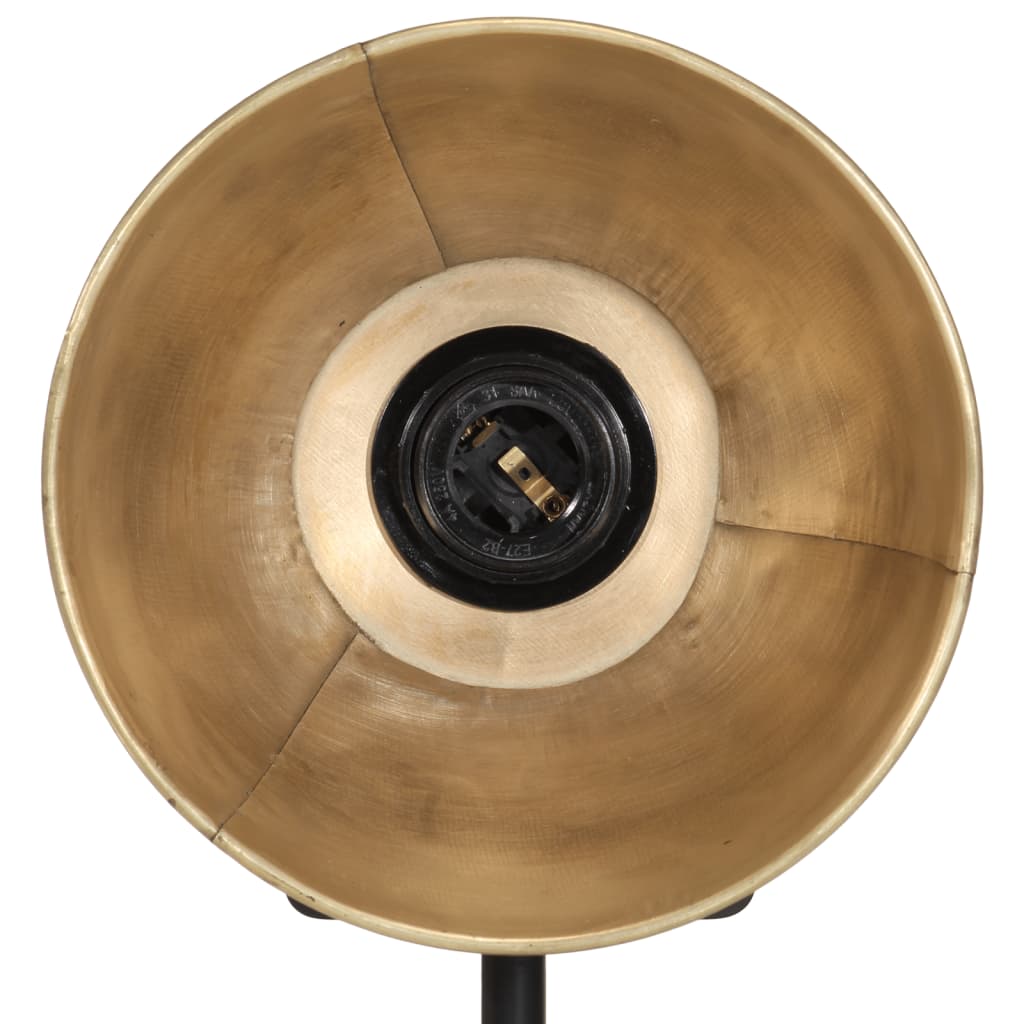 Skrivebordslampe 25 W antikk messing 17x17x50 cm E27