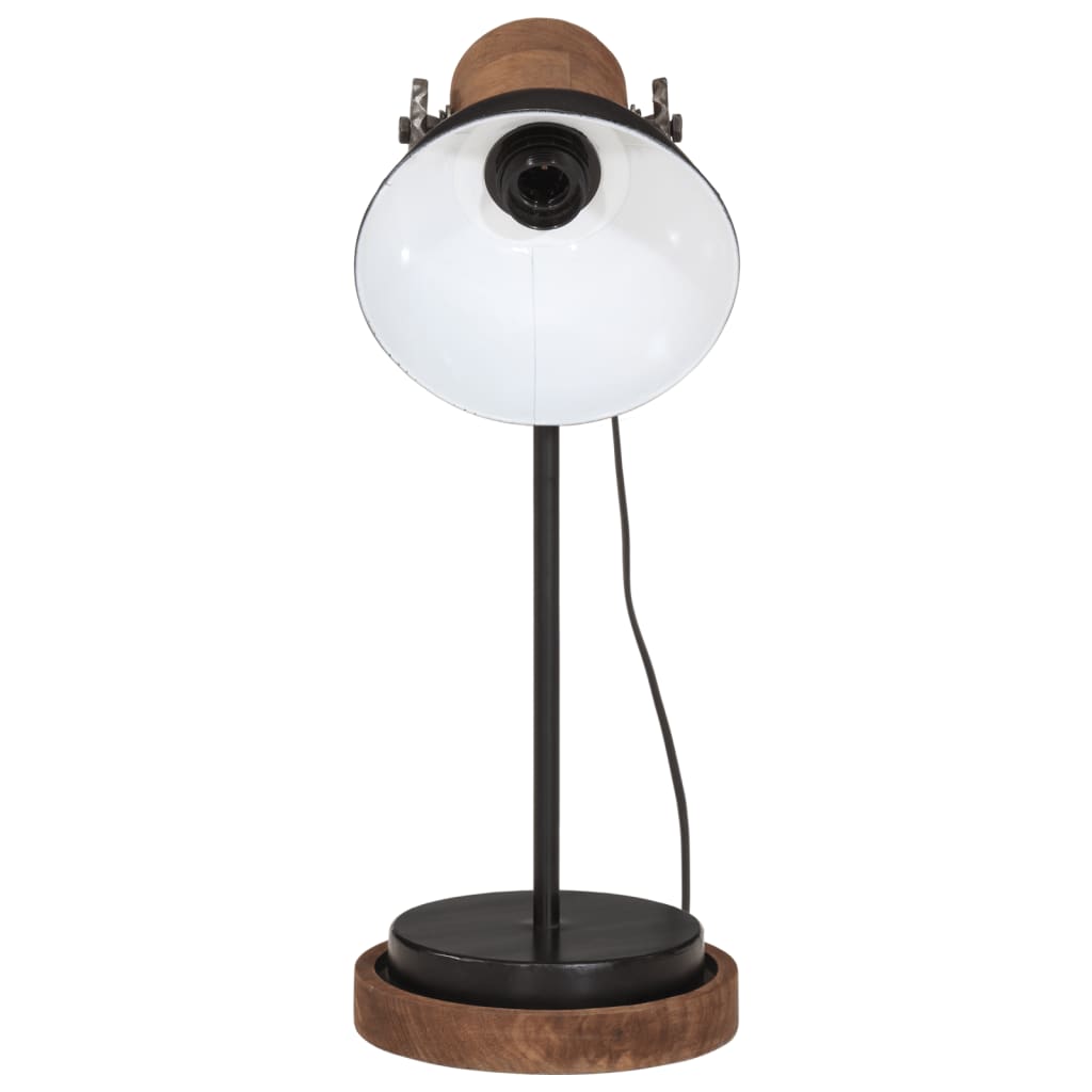 Skrivebordslampe 25 W svart 17x17x50 cm E27