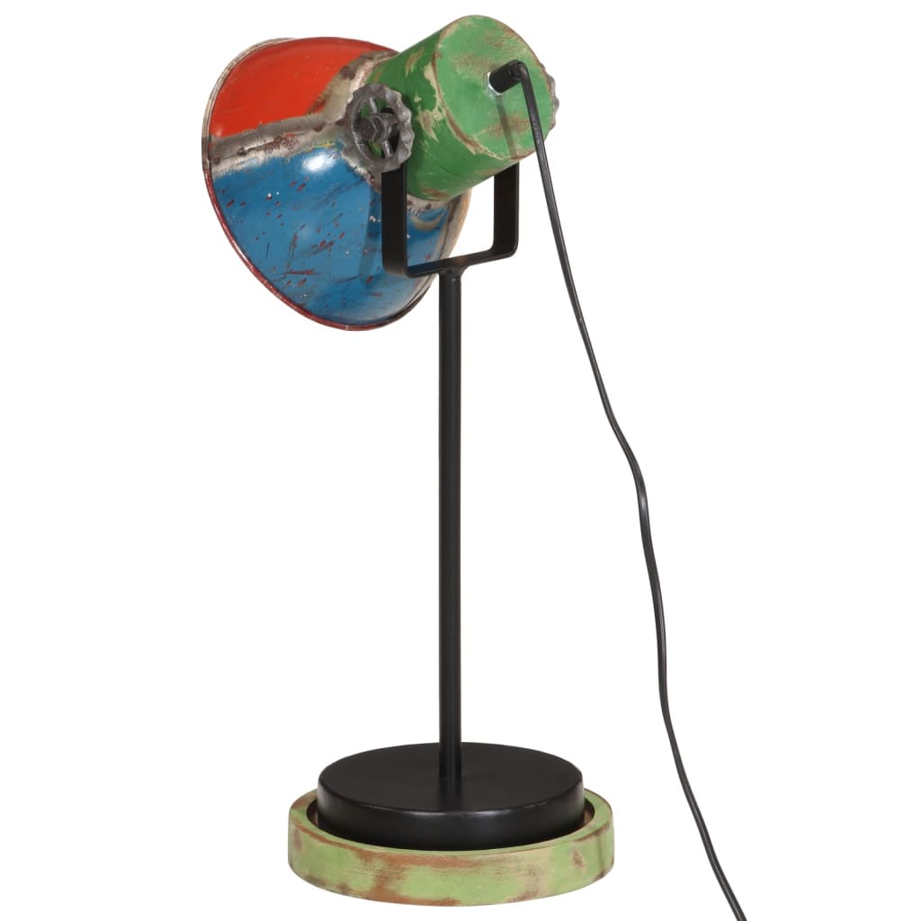 Skrivebordslampe 25 W flerfarget 17x17x50 cm E27
