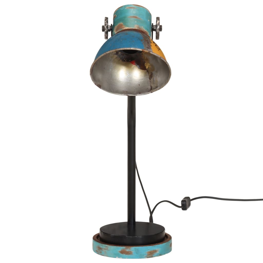 Skrivebordslampe 25 W flerfarget 18x18x60 cm E27
