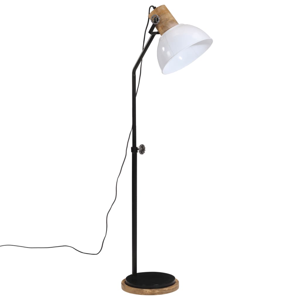 Gulvlampe 25 W hvit 30x30x100-150 cm E27