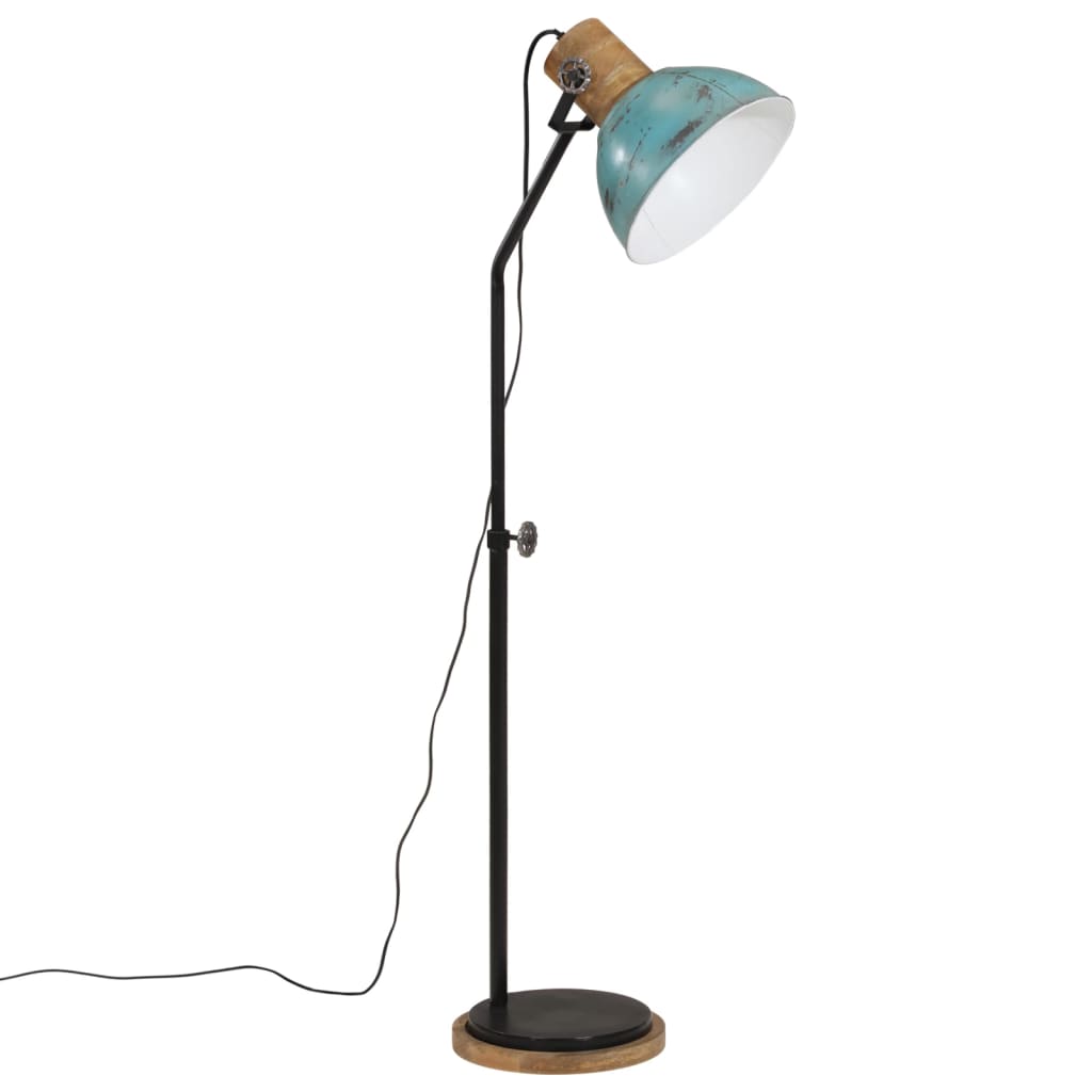 Gulvlampe 25 W denimblå 30x30x100-150 cm E27