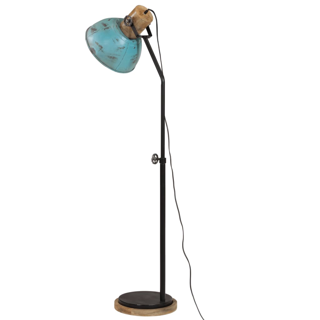 Gulvlampe 25 W denimblå 30x30x100-150 cm E27