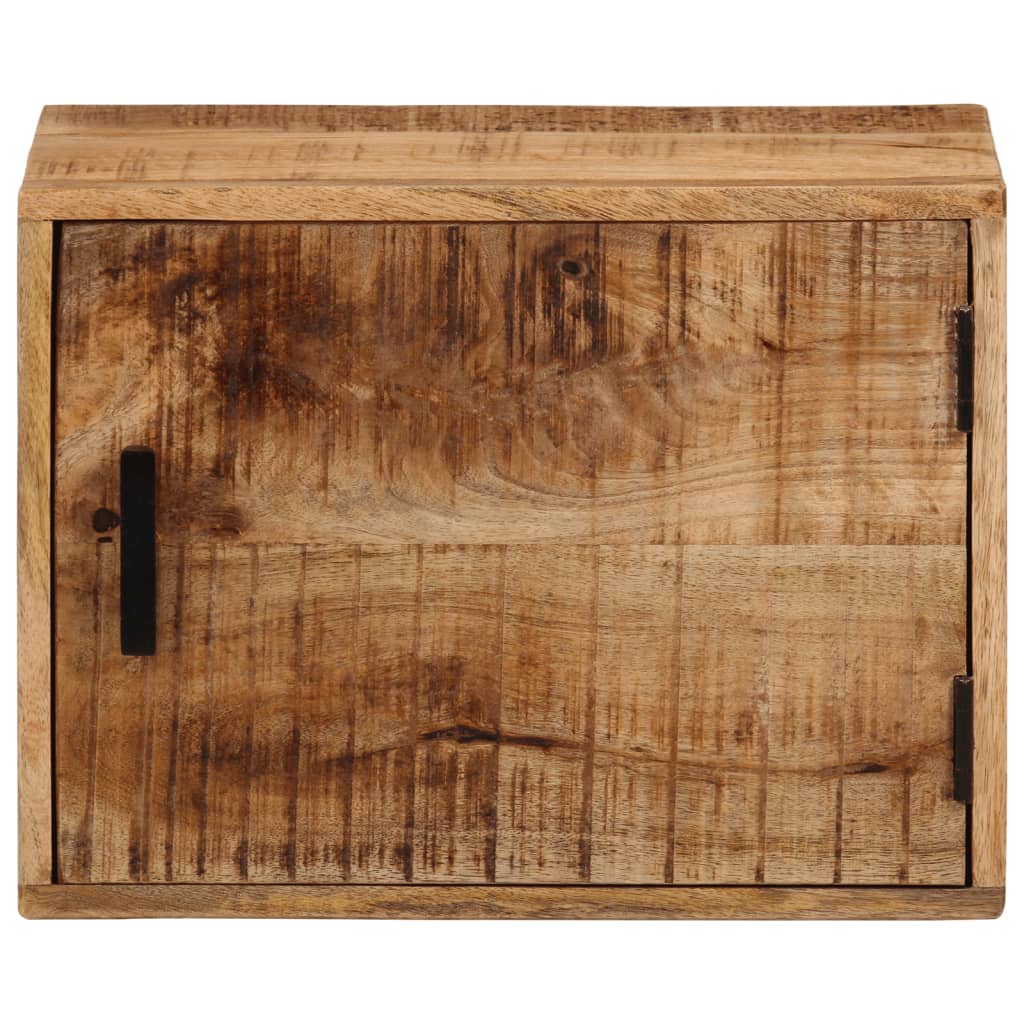 Vegghengt nattbord 40x30x25 cm heltre mango