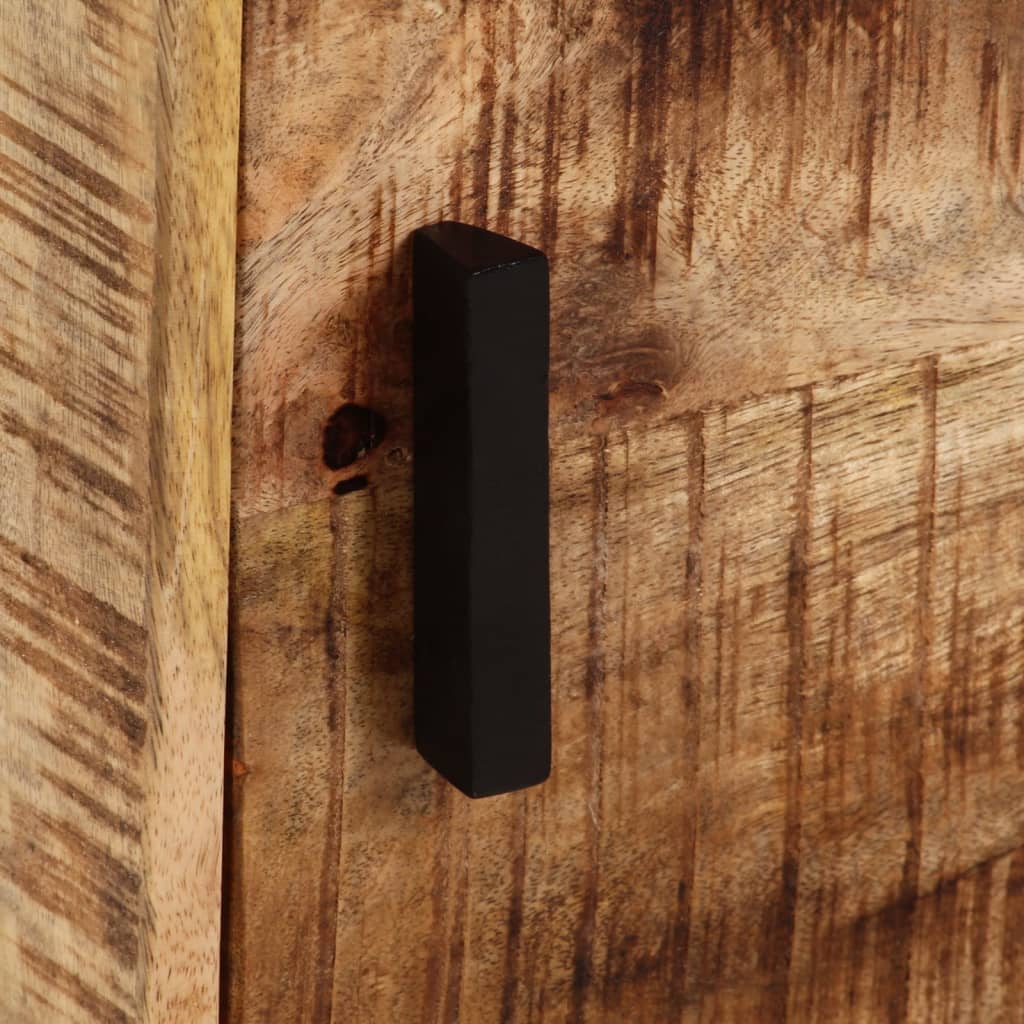 Vegghengt nattbord 40x30x25 cm heltre mango