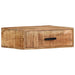 Vegghengt nattbord 40x30x13,5 cm heltre mango