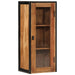 Veggskap for baderom 40x30x90 cm heltre akasie og jern