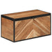 Putekasse 60x30x30 cm heltre akasie og jern