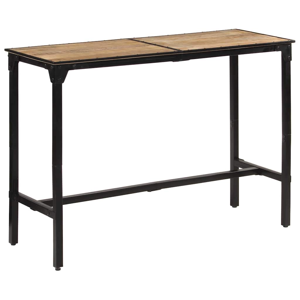 Barbord 150x55x107 cm grovt heltre mangotre