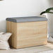Oppbevaringsbenk Sonoma eik 62x42x45 cm konstruert tre